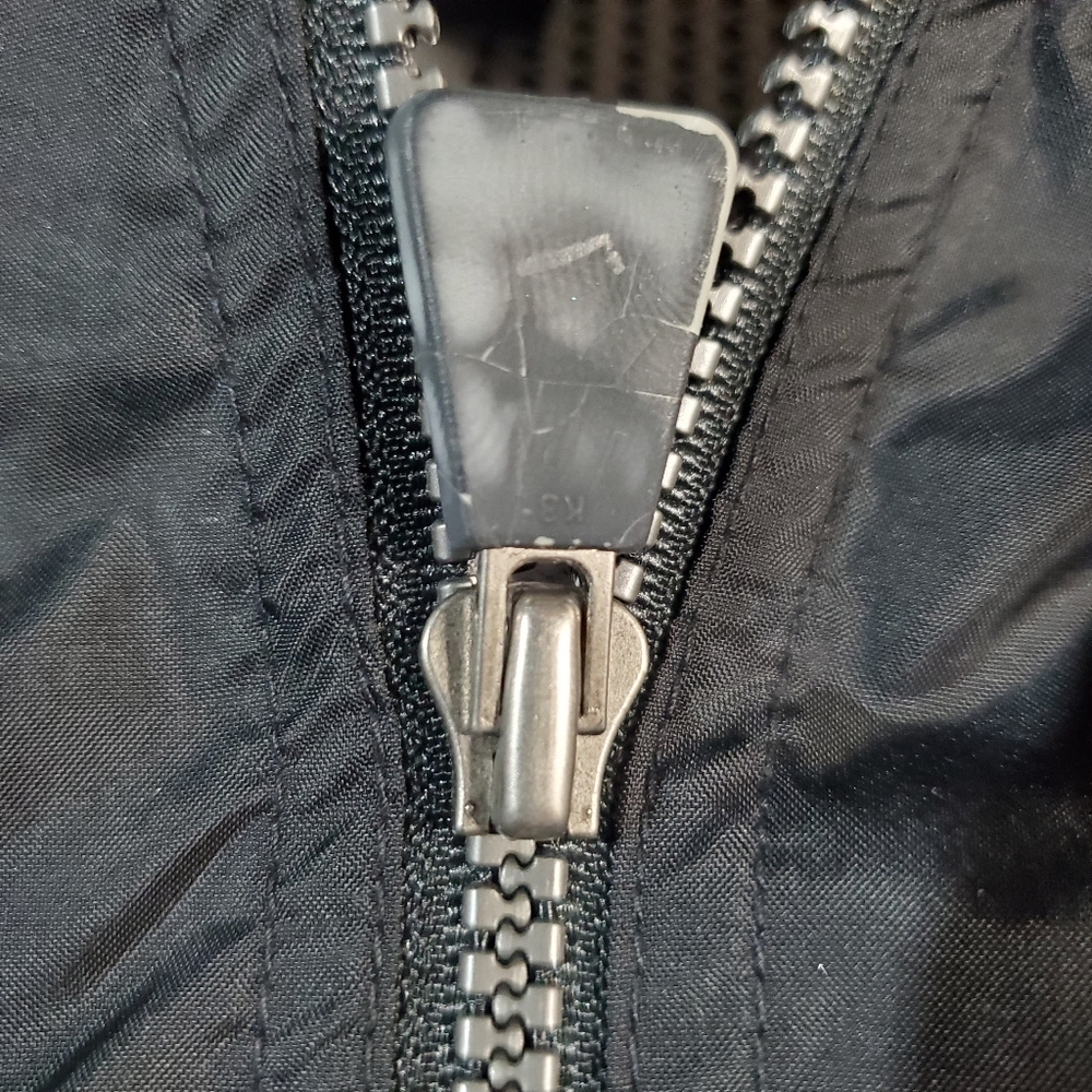 Adidas Men's Black and White Windbreaker Jacket With Hidden Hood - Picture 8 of 12